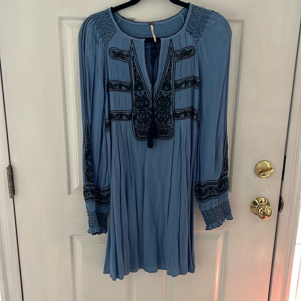 Free people flowy mini dress size medium
